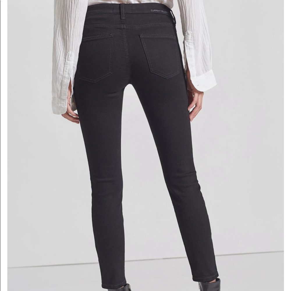 Current/Elliott Black Stiletto Skinny Jeans | 28 - Picture 4 of 4